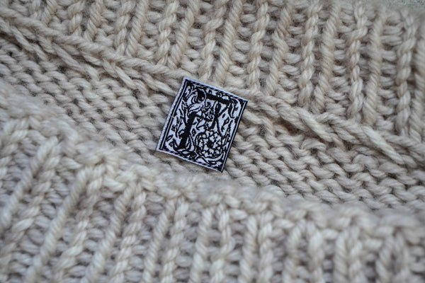 Fabel Knitwear Label 2x2cm