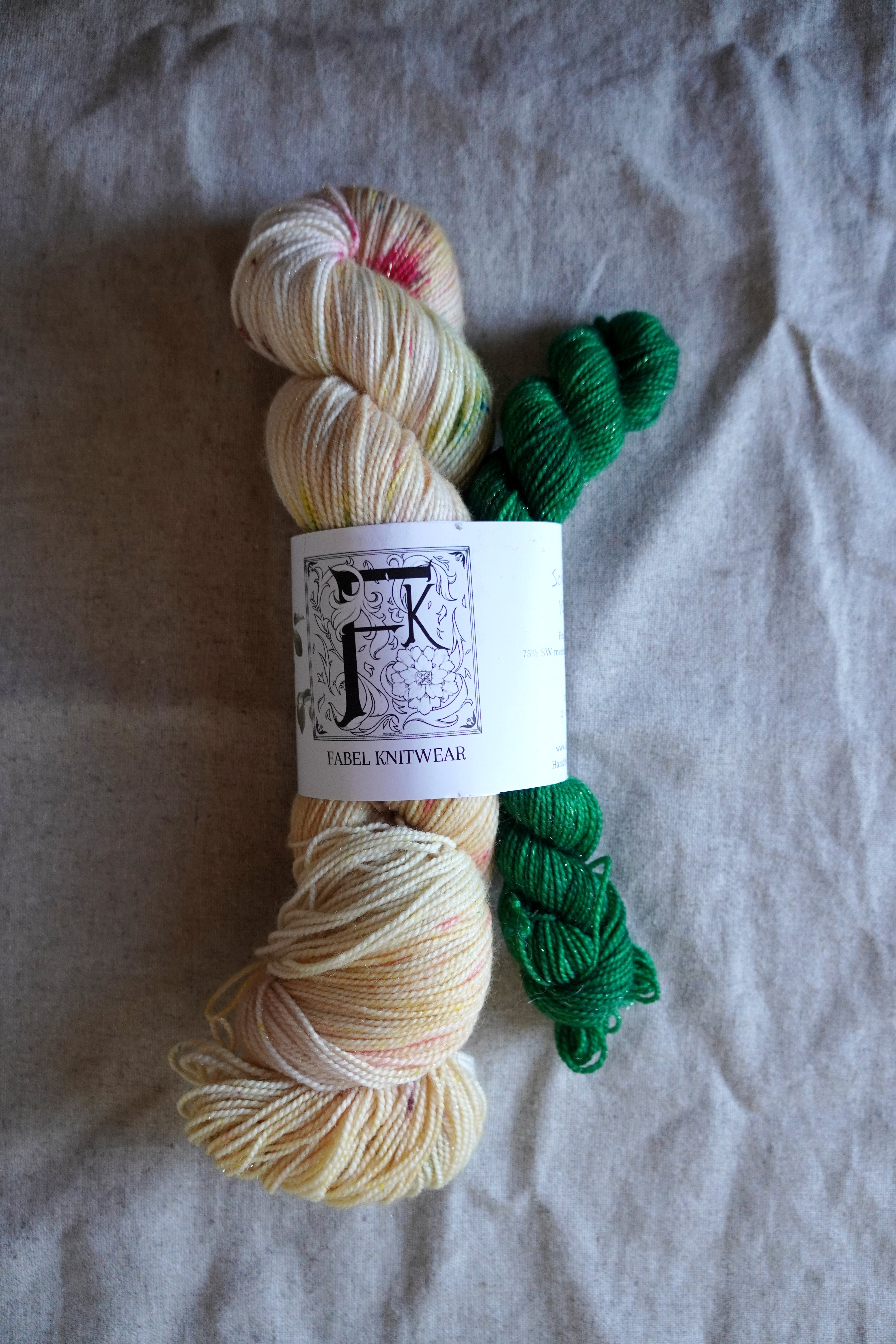 Sock-Kit SPRING & GREEN Athena 120g – fabelknitwear
